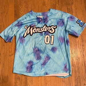 Monsters men’s Blue and Purple Shirt
